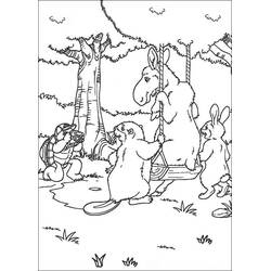 Dessin à colorier: Franklin (Personnages de dessins animés) #189056 - Coloriages à Imprimer Gratuits
