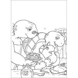 Dessin à colorier: Franklin (Personnages de dessins animés) #189059 - Coloriages à Imprimer Gratuits