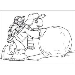 Dessin à colorier: Franklin (Personnages de dessins animés) #189061 - Coloriages à Imprimer Gratuits