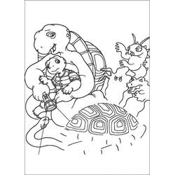 Dessin à colorier: Franklin (Personnages de dessins animés) #189064 - Coloriages à Imprimer Gratuits