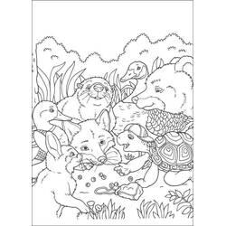 Dessin à colorier: Franklin (Personnages de dessins animés) #189070 - Coloriages à Imprimer Gratuits