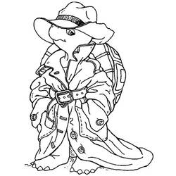 Dessin à colorier: Franklin (Personnages de dessins animés) #189071 - Coloriages à Imprimer Gratuits