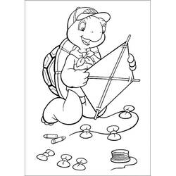 Dessin à colorier: Franklin (Personnages de dessins animés) #189080 - Coloriages à Imprimer Gratuits
