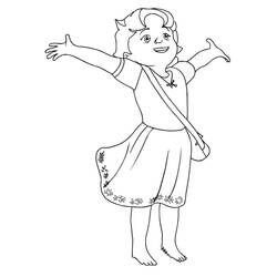 Dessin à colorier: Heidi (Personnages de dessins animés) #186786 - Coloriages à Imprimer Gratuits