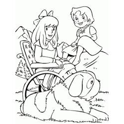 Dessin à colorier: Heidi (Personnages de dessins animés) #186799 - Coloriages à Imprimer Gratuits