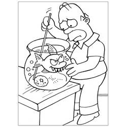 Dessins à colorier: Homer Simpson - Coloriages à Imprimer Gratuits