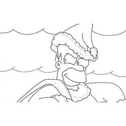 Dessin à colorier: Homer Simpson (Personnages de dessins animés) #188199 - Coloriages à Imprimer Gratuits