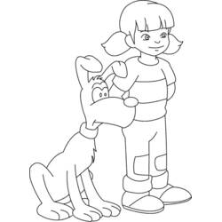 Dessin à colorier: Inspecteur Gadget (Personnages de dessins animés) #38873 - Coloriages à Imprimer Gratuits