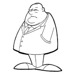 Dessin à colorier: Inspecteur Gadget (Personnages de dessins animés) #38904 - Coloriages à Imprimer Gratuits