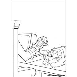 Dessin à colorier: Inspecteur Gadget (Personnages de dessins animés) #38910 - Coloriages à Imprimer Gratuits