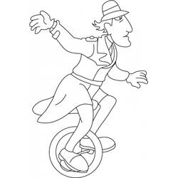 Dessin à colorier: Inspecteur Gadget (Personnages de dessins animés) #38915 - Coloriages à Imprimer Gratuits