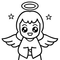 Dessin à colorier: Kawaii (Personnages de dessins animés) #178091 - Coloriages à Imprimer Gratuits