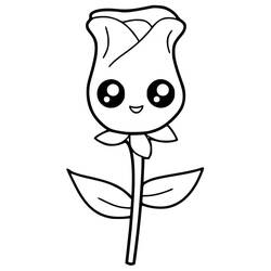 Dessin à colorier: Kawaii (Personnages de dessins animés) #178096 - Coloriages à Imprimer Gratuits