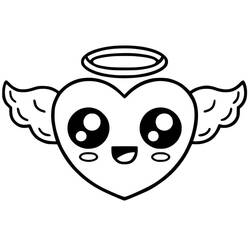 Dessin à colorier: Kawaii (Personnages de dessins animés) #178099 - Coloriages à Imprimer Gratuits