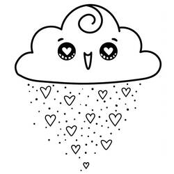 Dessin à colorier: Kawaii (Personnages de dessins animés) #178110 - Coloriages à Imprimer Gratuits