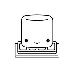 Dessin à colorier: Kawaii (Personnages de dessins animés) #178111 - Coloriages à Imprimer Gratuits