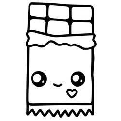 Dessin à colorier: Kawaii (Personnages de dessins animés) #178126 - Coloriages à Imprimer Gratuits