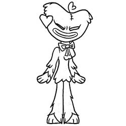 Dessin à colorier: Kissy Missy (Personnages de dessins animés) #207682 - Coloriages à Imprimer Gratuits
