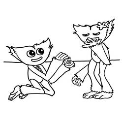 Dessin à colorier: Kissy Missy (Personnages de dessins animés) #207685 - Coloriages à Imprimer Gratuits