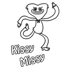 Dessin à colorier: Kissy Missy (Personnages de dessins animés) #207692 - Coloriages à Imprimer Gratuits