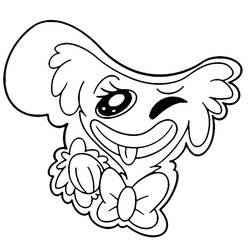 Dessin à colorier: Kissy Missy (Personnages de dessins animés) #207698 - Coloriages à Imprimer Gratuits