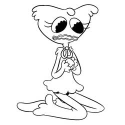 Dessin à colorier: Kissy Missy (Personnages de dessins animés) #207701 - Coloriages à Imprimer Gratuits