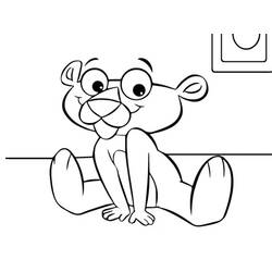 Dessins à colorier: La Panthère Rose - Coloriages à Imprimer Gratuits