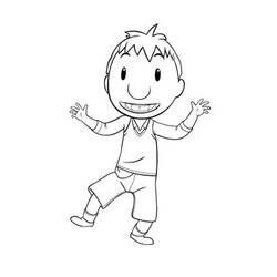 Dessin à colorier: Le Petit Nicolas (Personnages de dessins animés) #213142 - Coloriages à Imprimer Gratuits