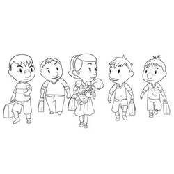 Dessin à colorier: Le Petit Nicolas (Personnages de dessins animés) #213143 - Coloriages à Imprimer Gratuits