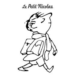 Dessin à colorier: Le Petit Nicolas (Personnages de dessins animés) #213146 - Coloriages à Imprimer Gratuits