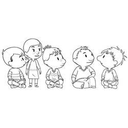 Dessin à colorier: Le Petit Nicolas (Personnages de dessins animés) #213147 - Coloriages à Imprimer Gratuits