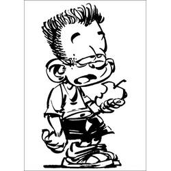 Dessin à colorier: Le Petit Spirou (Personnages de dessins animés) #182469 - Coloriages à Imprimer Gratuits
