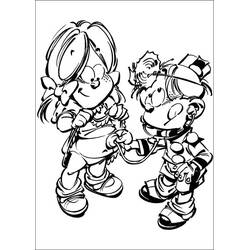 Dessin à colorier: Le Petit Spirou (Personnages de dessins animés) #182475 - Coloriages à Imprimer Gratuits