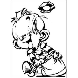 Dessin à colorier: Le Petit Spirou (Personnages de dessins animés) #182476 - Coloriages à Imprimer Gratuits