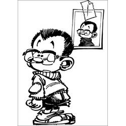 Dessin à colorier: Le Petit Spirou (Personnages de dessins animés) #182478 - Coloriages à Imprimer Gratuits