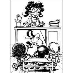 Dessin à colorier: Le Petit Spirou (Personnages de dessins animés) #182480 - Coloriages à Imprimer Gratuits