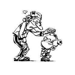 Dessin à colorier: Le Petit Spirou (Personnages de dessins animés) #182482 - Coloriages à Imprimer Gratuits