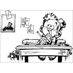Dessin à colorier: Le Petit Spirou (Personnages de dessins animés) #182492 - Coloriages à Imprimer Gratuits