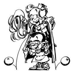 Dessin à colorier: Le Petit Spirou (Personnages de dessins animés) #182496 - Coloriages à Imprimer Gratuits