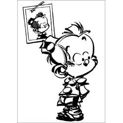 Dessin à colorier: Le Petit Spirou (Personnages de dessins animés) #182499 - Coloriages à Imprimer Gratuits