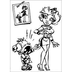 Dessin à colorier: Le Petit Spirou (Personnages de dessins animés) #182501 - Coloriages à Imprimer Gratuits