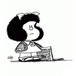 Dessins à colorier: Mafalda - Coloriages à Imprimer Gratuits