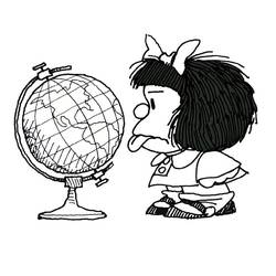 Dessin à colorier: Mafalda (Personnages de dessins animés) #213287 - Coloriages à Imprimer Gratuits