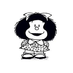 Dessin à colorier: Mafalda (Personnages de dessins animés) #213289 - Coloriages à Imprimer Gratuits