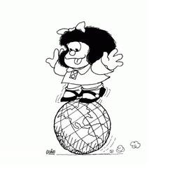 Dessin à colorier: Mafalda (Personnages de dessins animés) #213290 - Coloriages à Imprimer Gratuits
