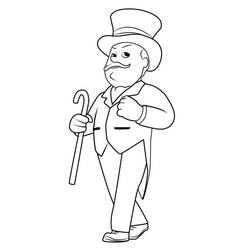 Dessin à colorier: Maire Hellinger (Personnages de dessins animés) #181905 - Coloriages à Imprimer Gratuits