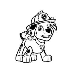 Dessins à colorier: Marcus Pat Patrouille - Coloriages à Imprimer Gratuits