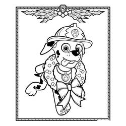 Dessin à colorier: Marcus Pat Patrouille (Personnages de dessins animés) #181666 - Coloriages à Imprimer Gratuits