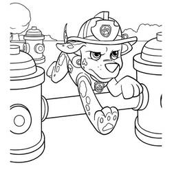 Dessin à colorier: Marcus Pat Patrouille (Personnages de dessins animés) #181670 - Coloriages à Imprimer Gratuits