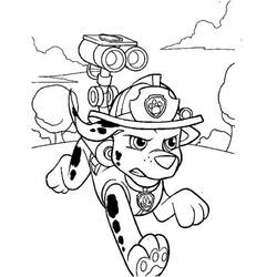 Dessin à colorier: Marcus Pat Patrouille (Personnages de dessins animés) #181671 - Coloriages à Imprimer Gratuits